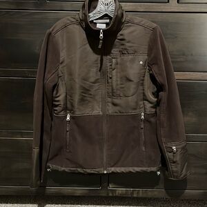 Free Country Women’s Fleece and Fabric Full Zip Jacket